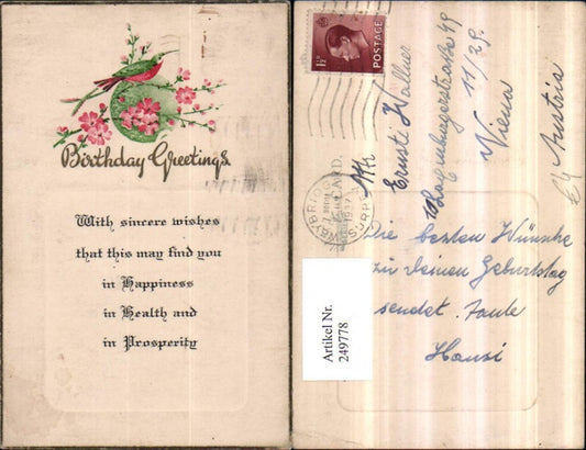 Alte Ansichtskarte – Old Postcard