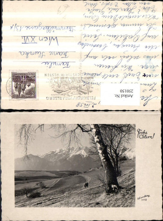 250150, Easter landscape mountain scenery birch pub Rhomberg 1110