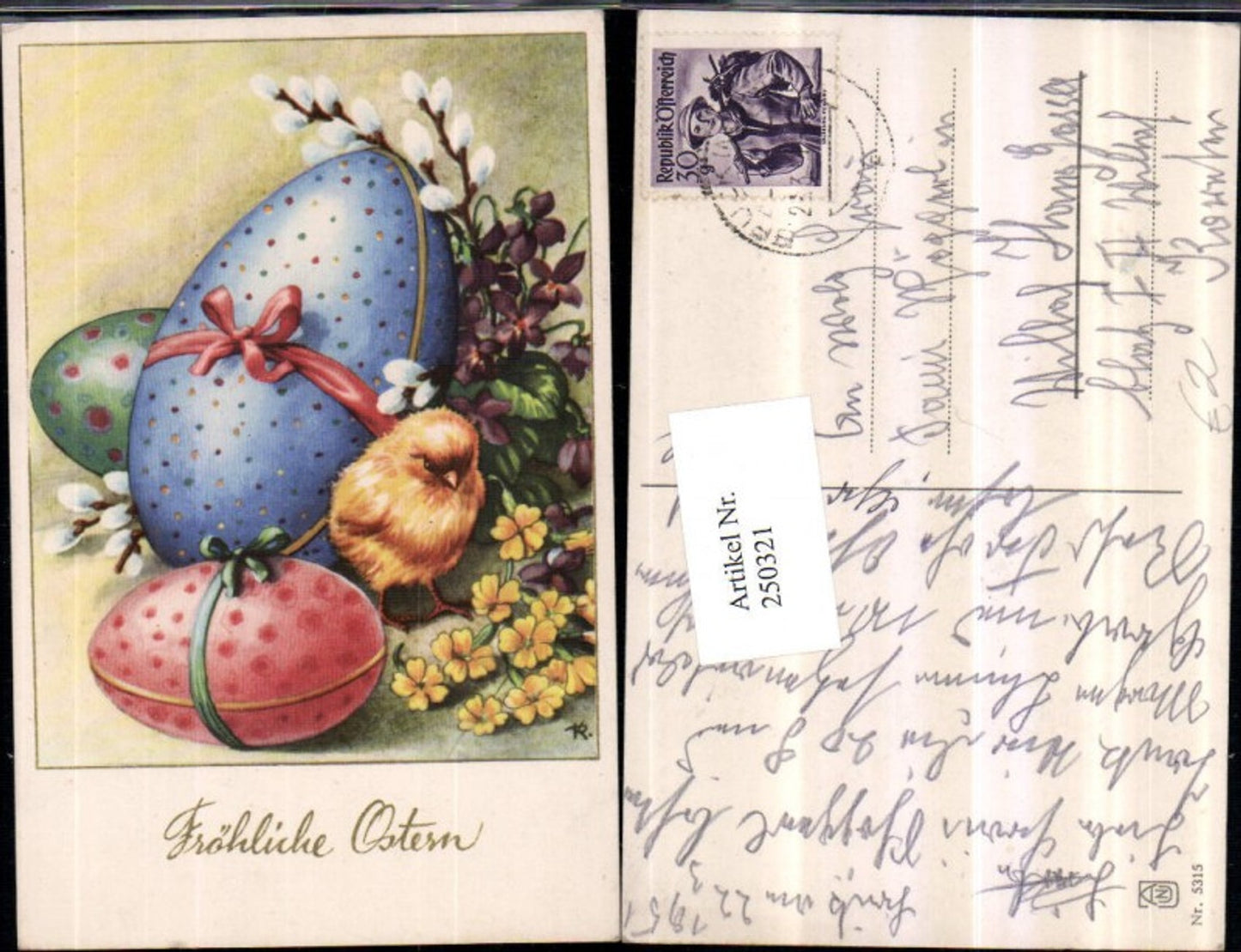 250321, Artist AK Easter Easter eggs Eggs Chicks Flowers Pussy willows