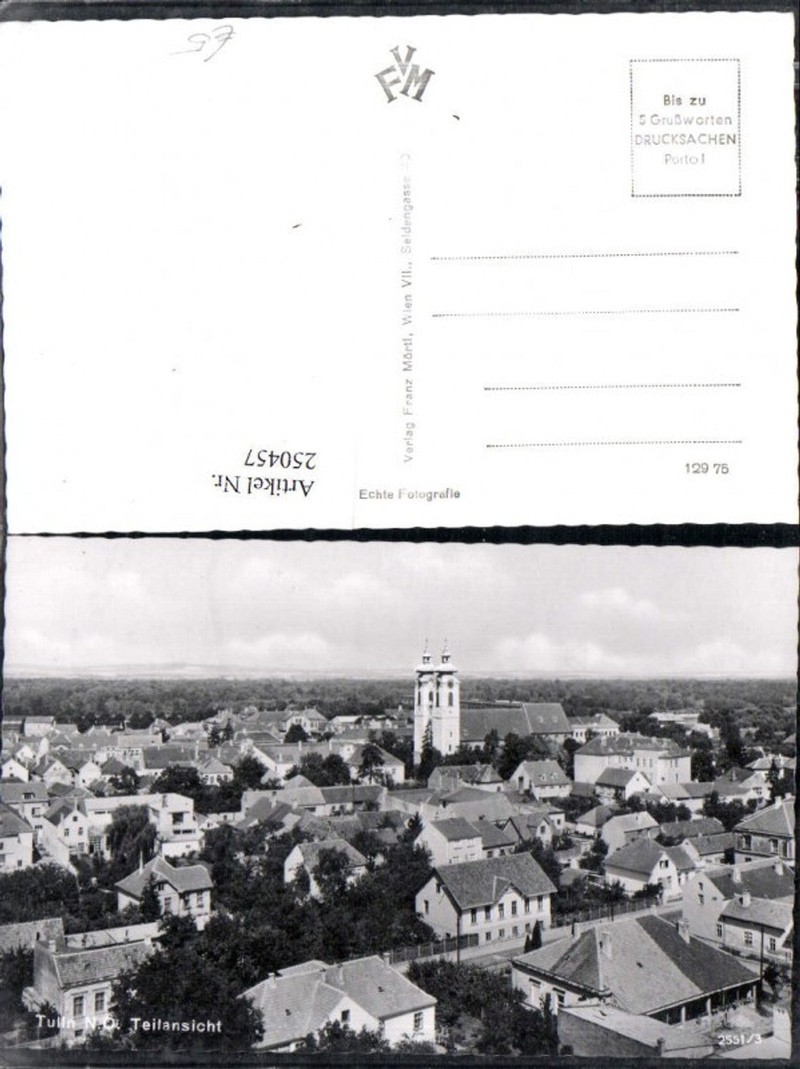 250457,Tulln an d. Donau Teilansicht Kirche