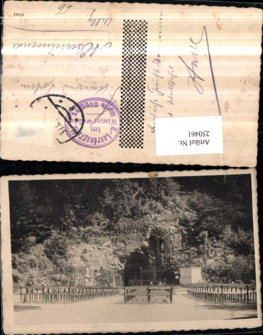 250461,Lourdesgrotte im Wienerwald b. Maria Gugging
