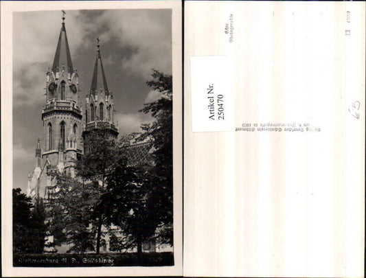 250470,Foto AK Klosterneuburg Stiftskirche Kirche pub Verlag Deutscher Schulverein Südmark 5329