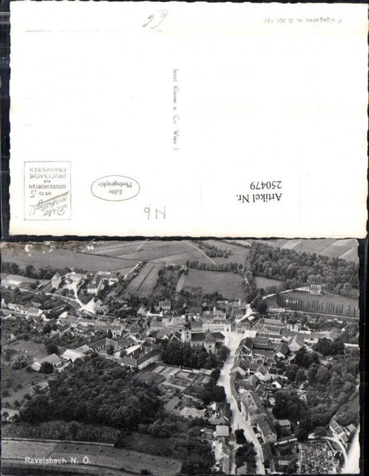 250479,Ravelsbach Totale Fliegeraufnahme