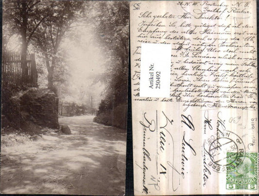 250492,Rastenberg im Waldviertel b. Rastenfeld Straßenansicht Holzzaun