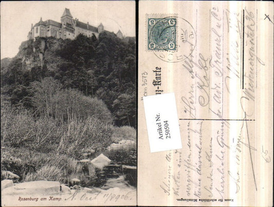 250504,Rosenburg am Kamp Burg Schloss