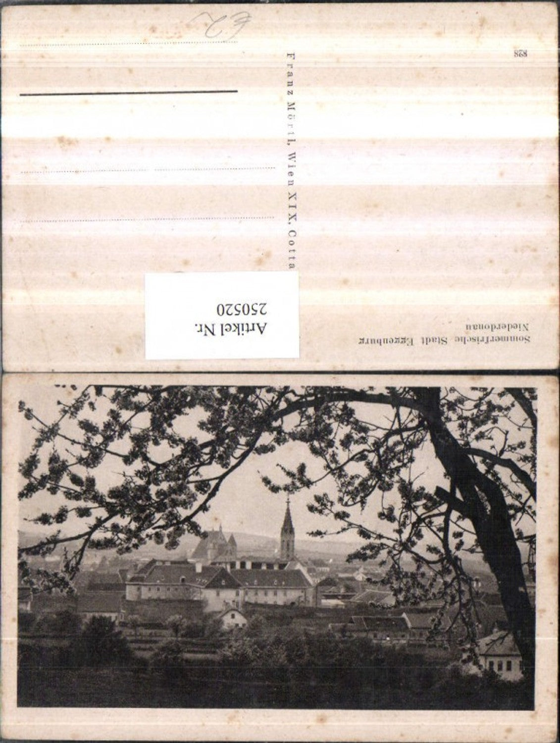 250520,Eggenburg Niederdonau Teilansicht Kirche