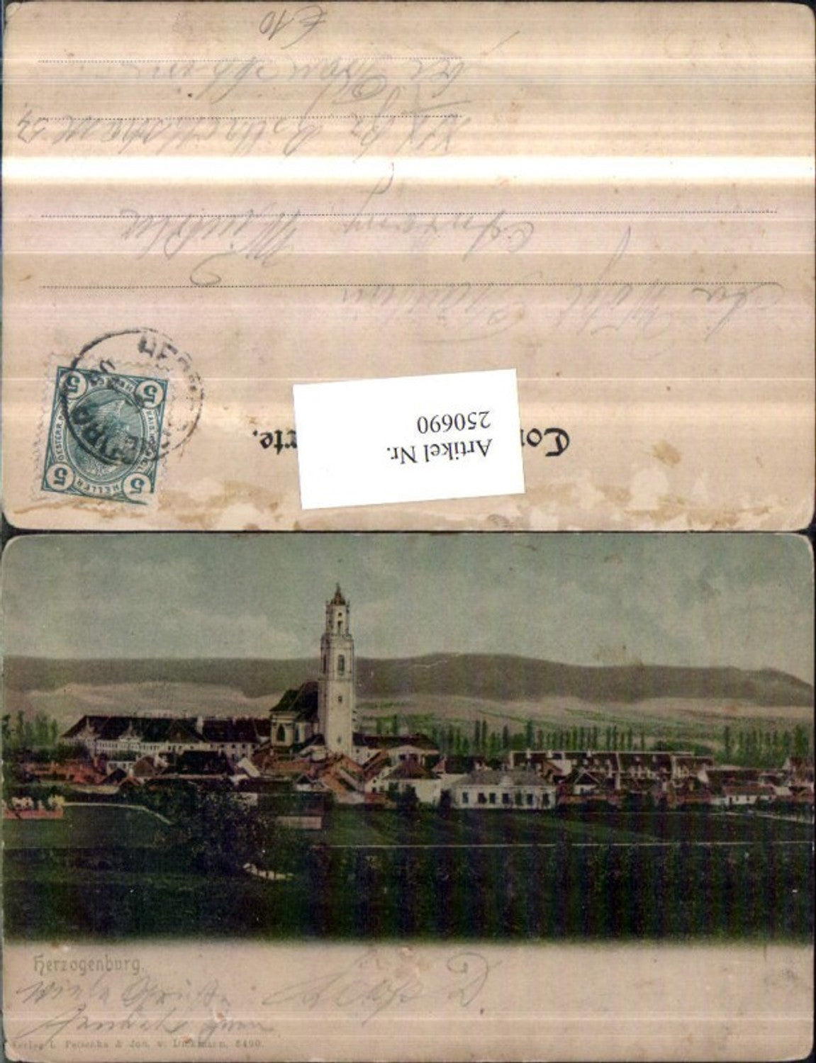 250690,Herzogenburg Teilansicht Stift Kirche