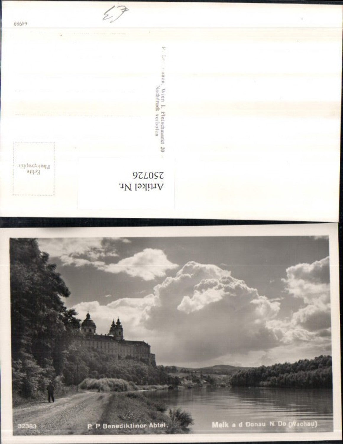 250726,Melk an d. Donau in d. Wachau P. P. Benediktiner Abtei Stift