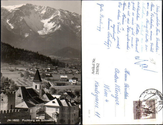 250762,Puchberg am Schneeberg Teilansicht Kirche Burg