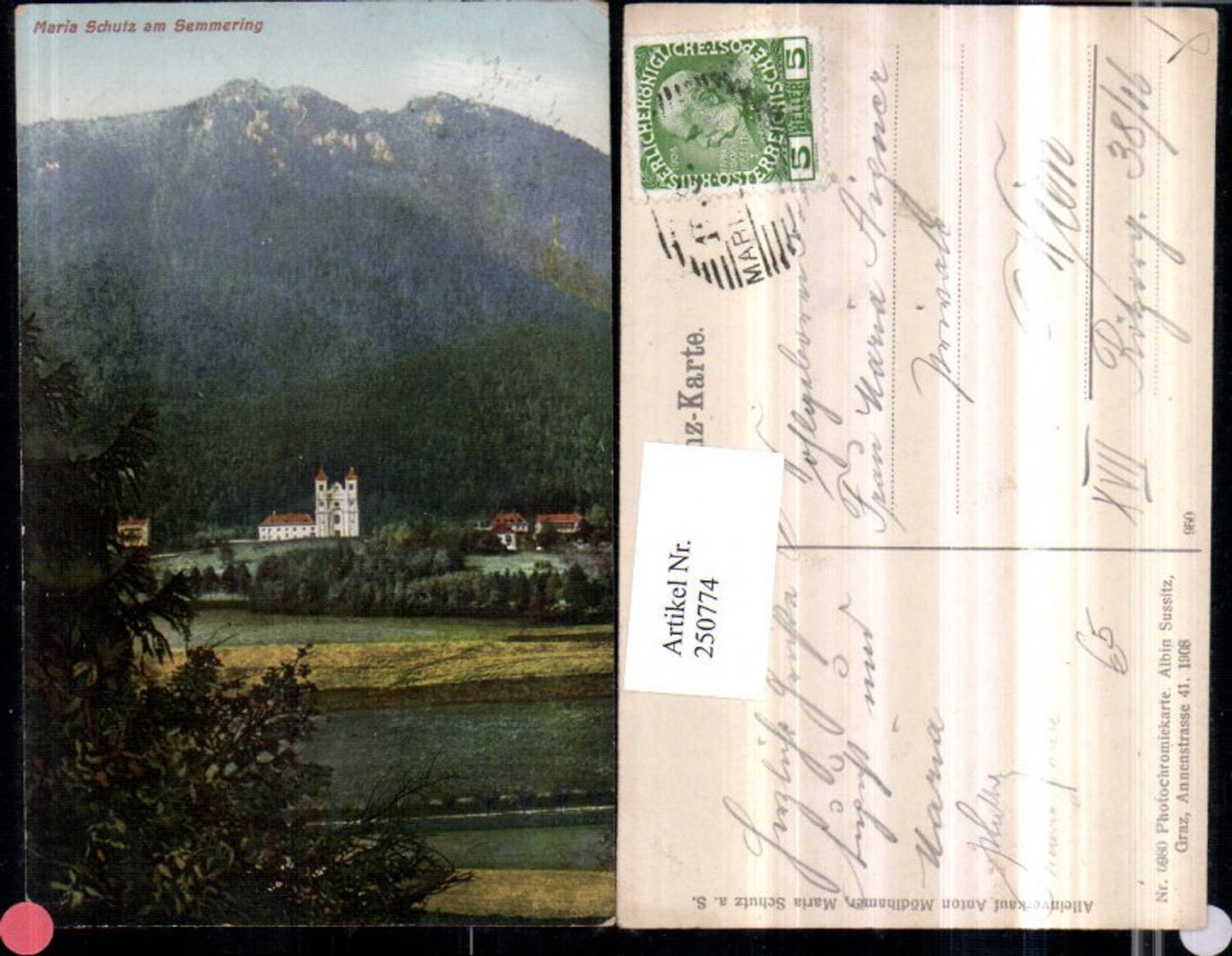 250774,Maria Schutz am Semmering Kirche