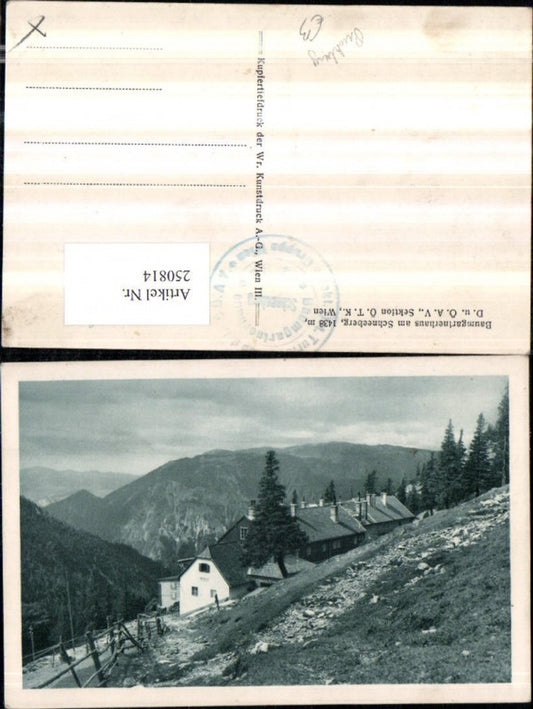 250814,Baumgartnerhaus am Schneeberg b. Puchberg