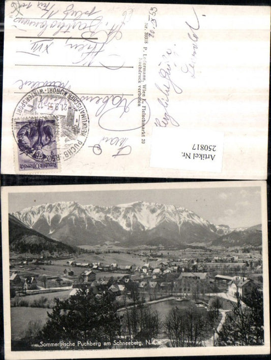 250817,Puchberg am Schneeberg Totale