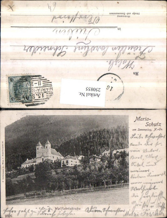 250855,Maria Schutz am Semmering Wallfahrtskirche Kirche