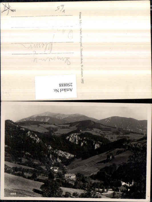 250888,Semmering Klamm geg. Rax pub Franz Schneidhofer 366