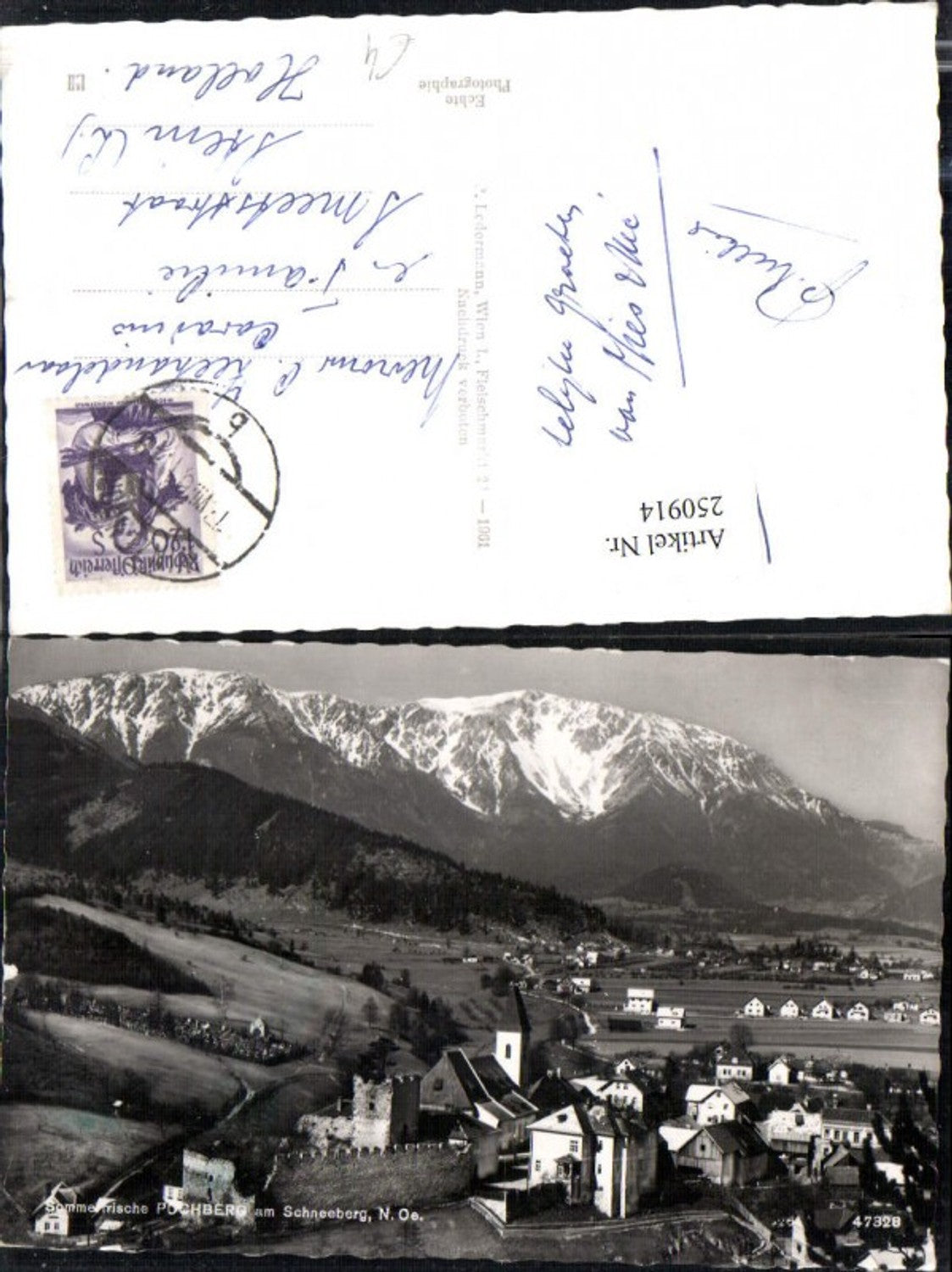 250914,Puchberg am Schneeberg Totale Kirche Burg