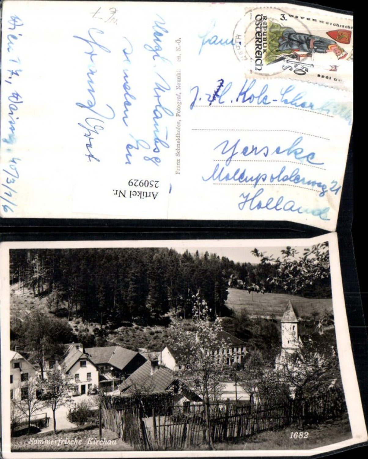 250929,Kirchau b. Warth Gastwirtschaft u. Kirche