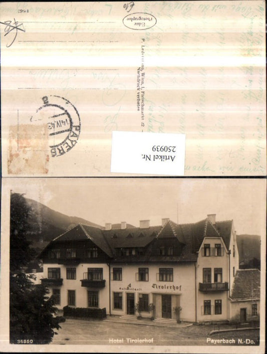 250939,Payerbach Hotel Tirolerhof