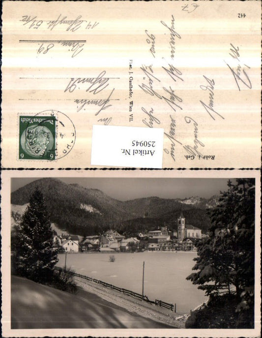 250945,Rohr im Gebirge Teilansicht Winterbild