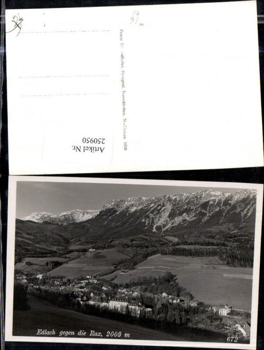 250950,Edlach b. Reichenau Totale geg. d. Rax