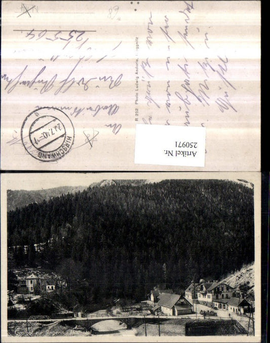 250971,Gasthof zur Singerin im Höllental b. Schwarzau im Gebirge