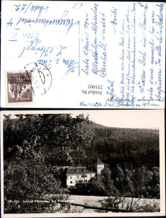 251002,Schloss Vöstenhof b. Pottschach Ternitz