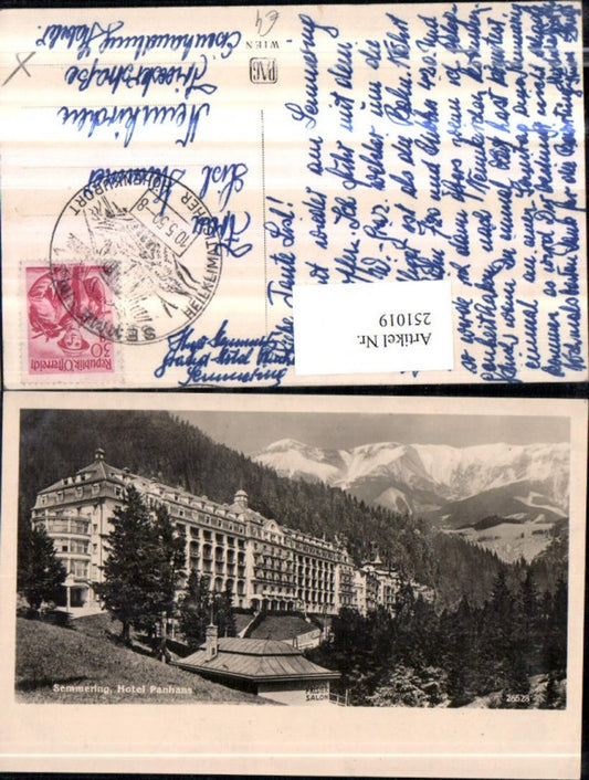 251019,Semmering Hotel Panhans