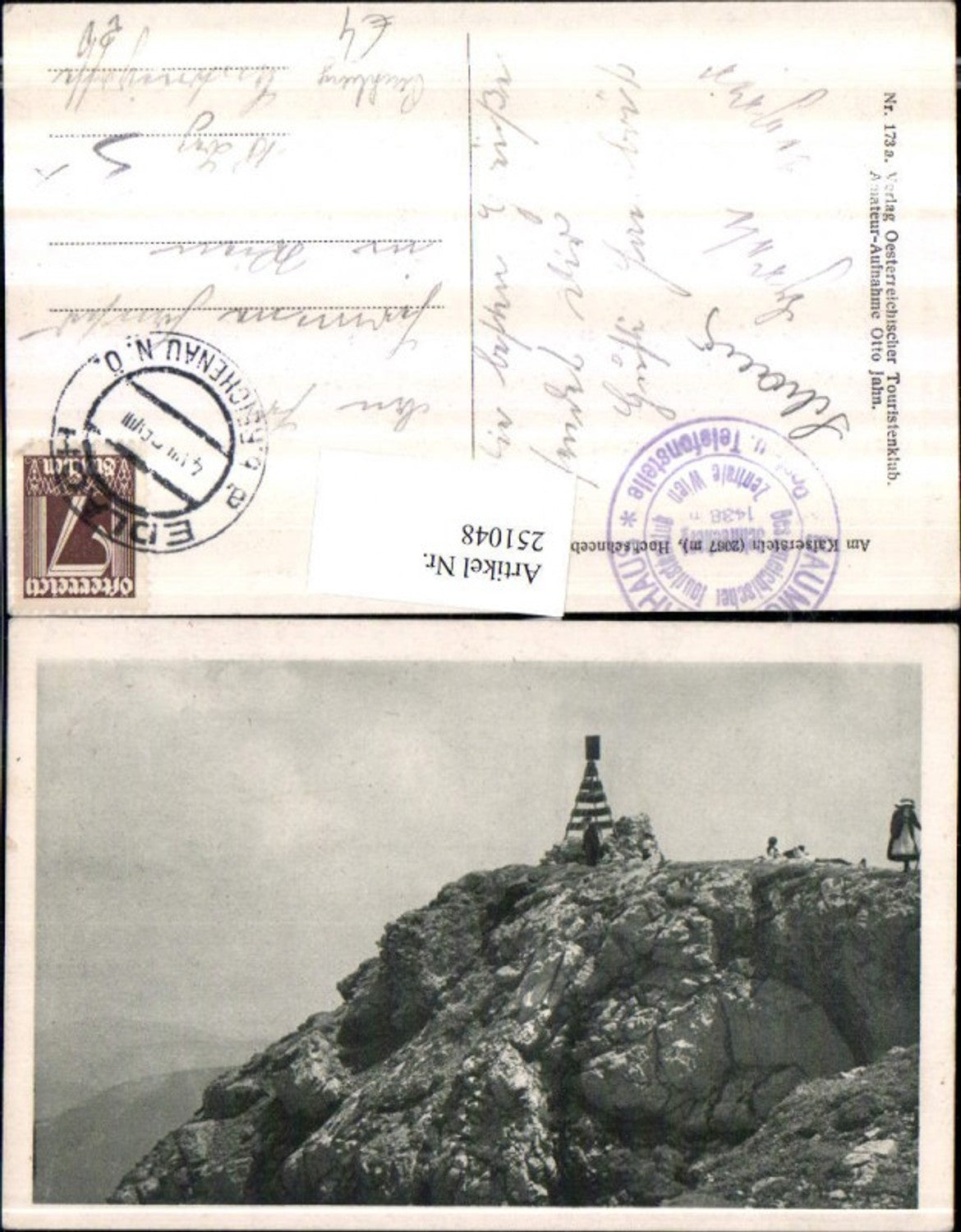 251048,Am Kaiserstein Hochschneeberg b. Puchberg
