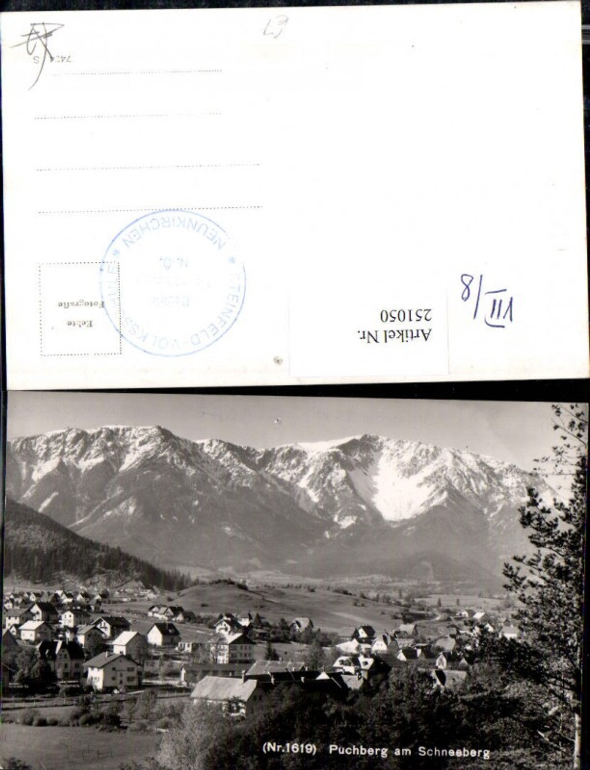 251050,Puchberg am Schneeberg Teilansicht