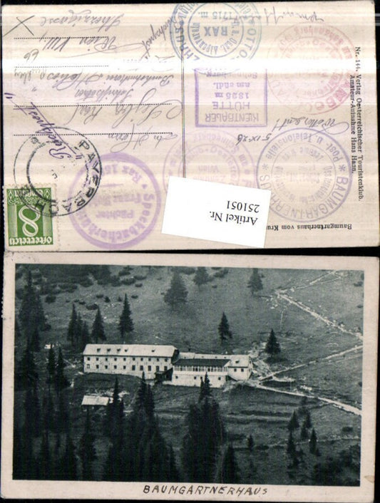 251051,Baumgartnerhaus v. Krummbachstein b. Puchberg