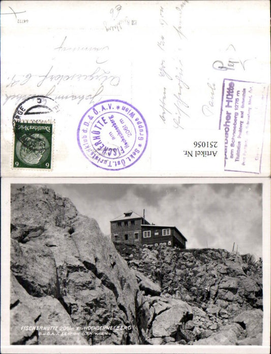 251056,Fischerhütte Berghütte am Hochschneeberg b. Puchberg