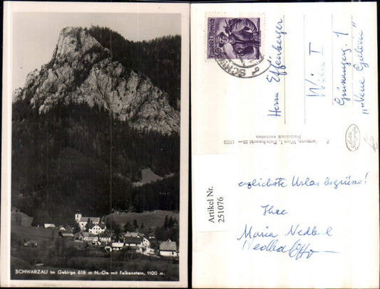 251076,Schwarzau im Gebirge m. Falkenstein