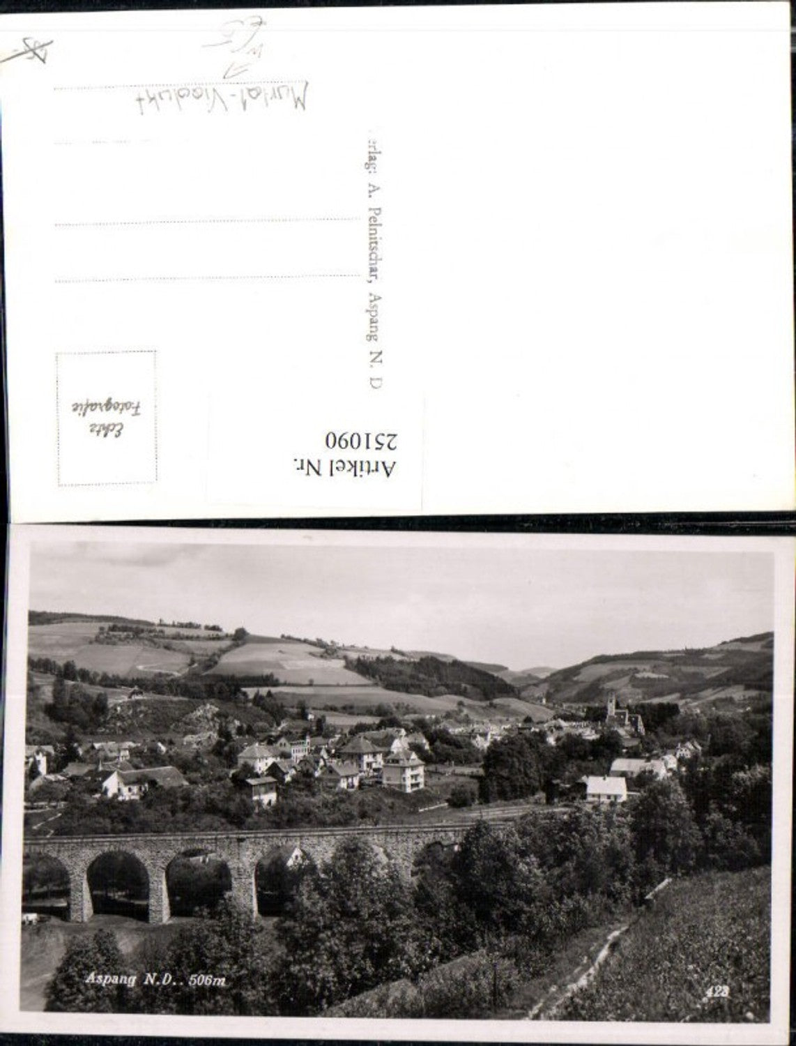 251090,Aspang Totale m. Murtal-Viadukt Brücke