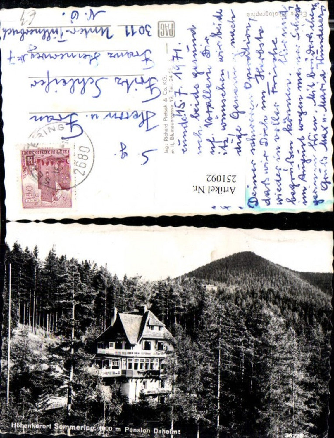 251092,Semmering Pension Daheim