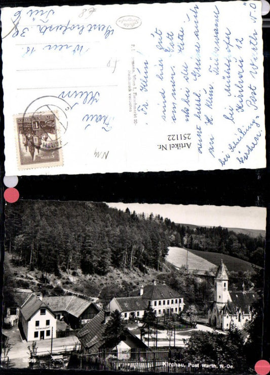 251122,Kirchau Gastwirtschaft Kirche b. Warth