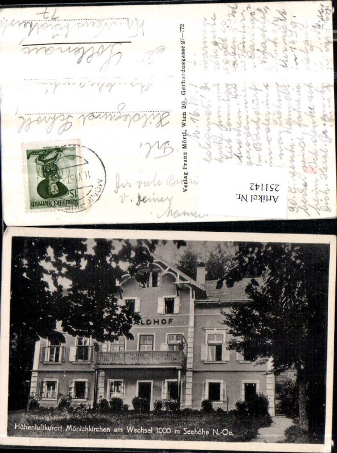 251142,Mönichkirchen am Wechsel Waldhof