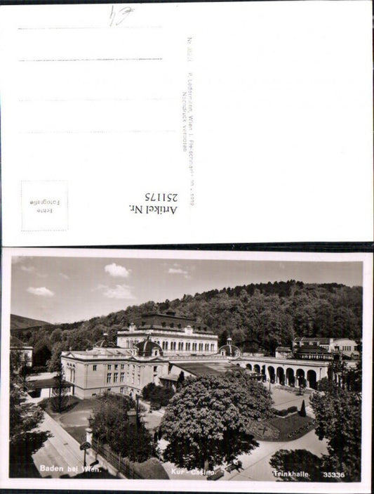 251175,Baden b. Wien Kur-Casino u. Trinkhalle