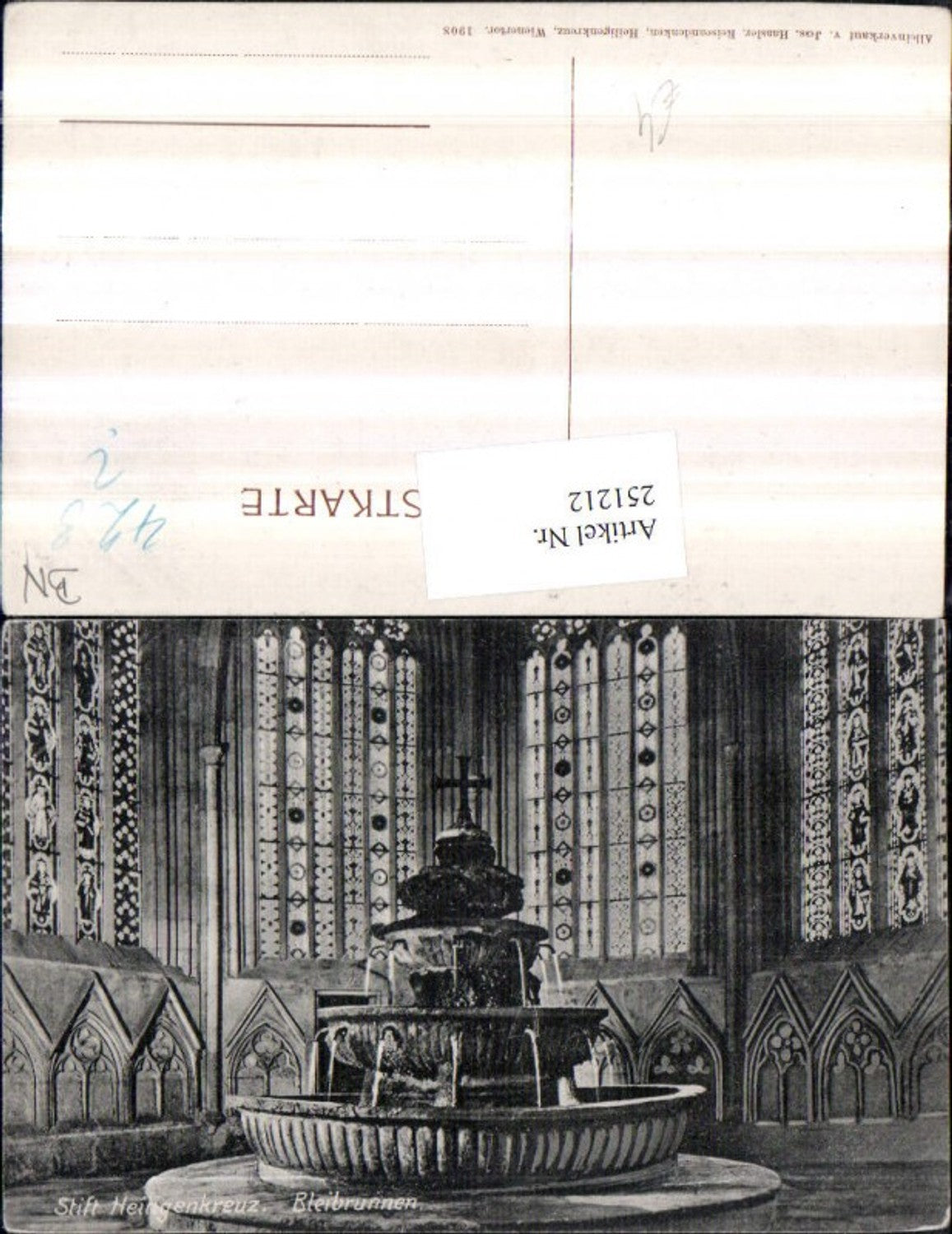 251212,Stift Heiligenkreuz Bleibrunnen Brunnen