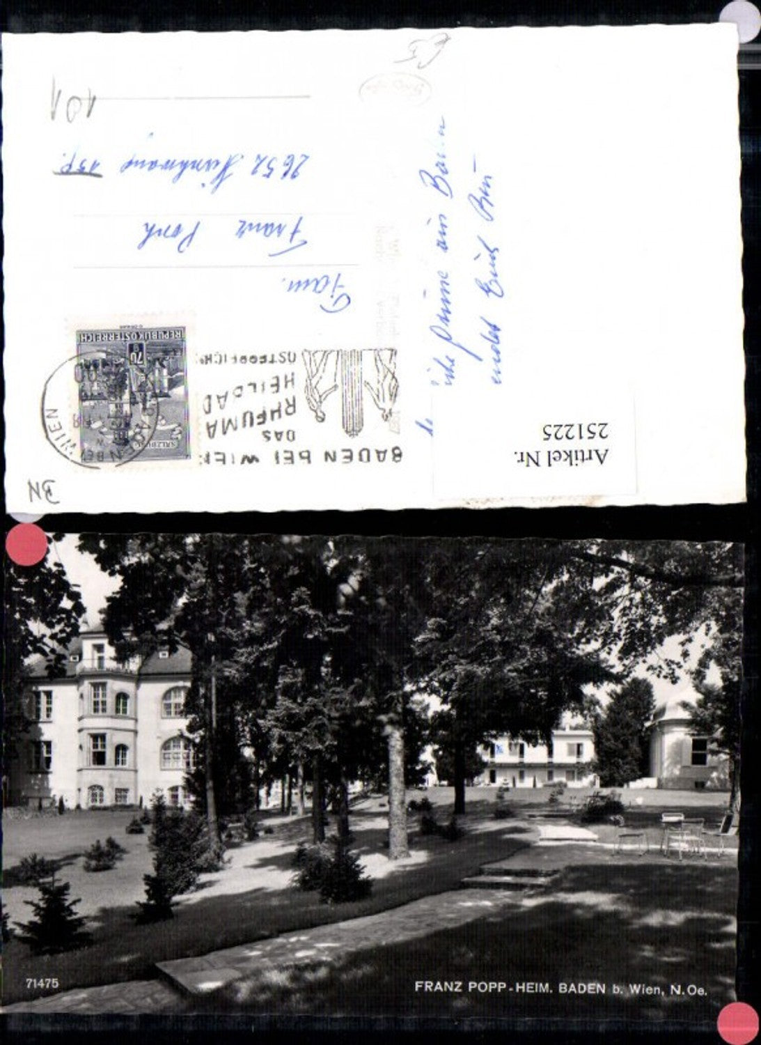 251225,Baden b. Wien Franz Popp-Heim