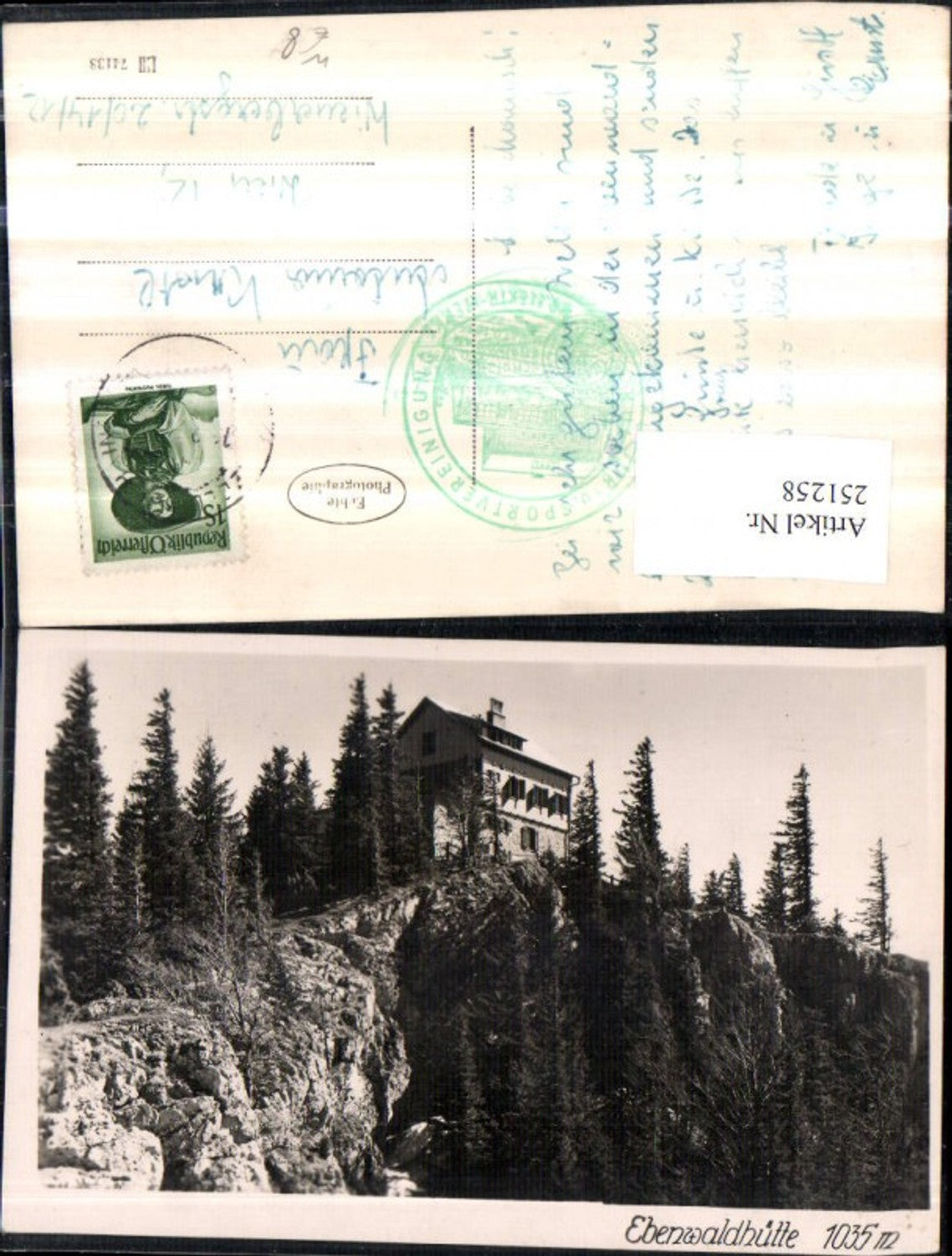 251258,Ebenwaldhütte b. Kleinzell