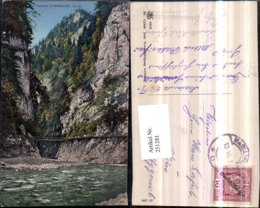 251281,Vordere Tormäuer Partie Brücke b. Gaming