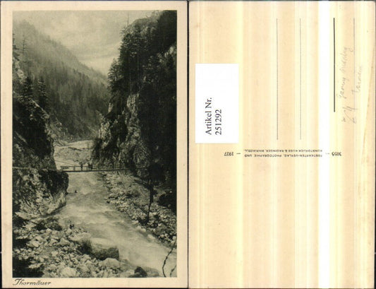 251292,Thormäuer Tormäuer Partie Brücke b. Gaming