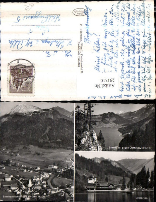 251310,Lunz am See Totale Lunzersee Ötscher Mehrbildkarte