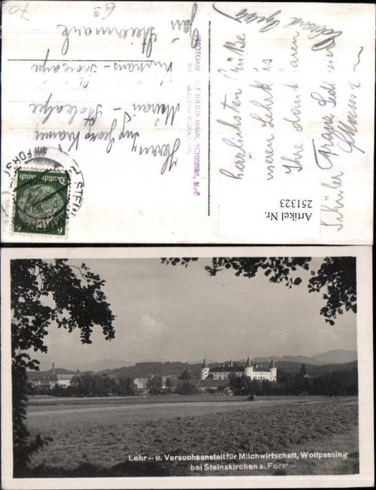 251323,Wolfpassing b. Steinakirchen am Forst Lehr- u. Versuchsanstalt für Milchwirtschaft