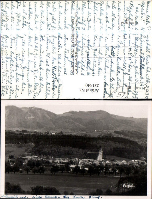 251340,Foto AK Purgstall Totale