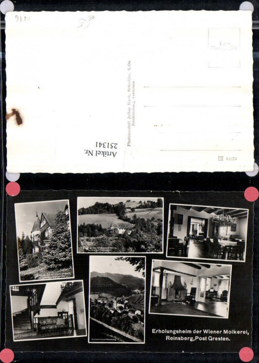 251341,Reinsberg b. Gresten Totale Erholungsheim d. Wiener Molkerei Mehrbildkarte