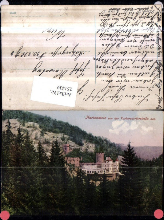 251439,Burg Hartenstein von d. Purkersdorferstraße aus b. Weinzierl am Walde