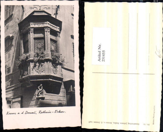 251455,Krems an d. Donau Rathaus-Erker