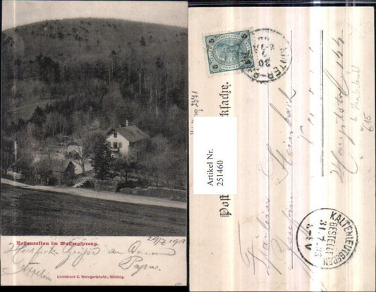 251460,Restauration im Wassergspreng b. Hinterbrühl