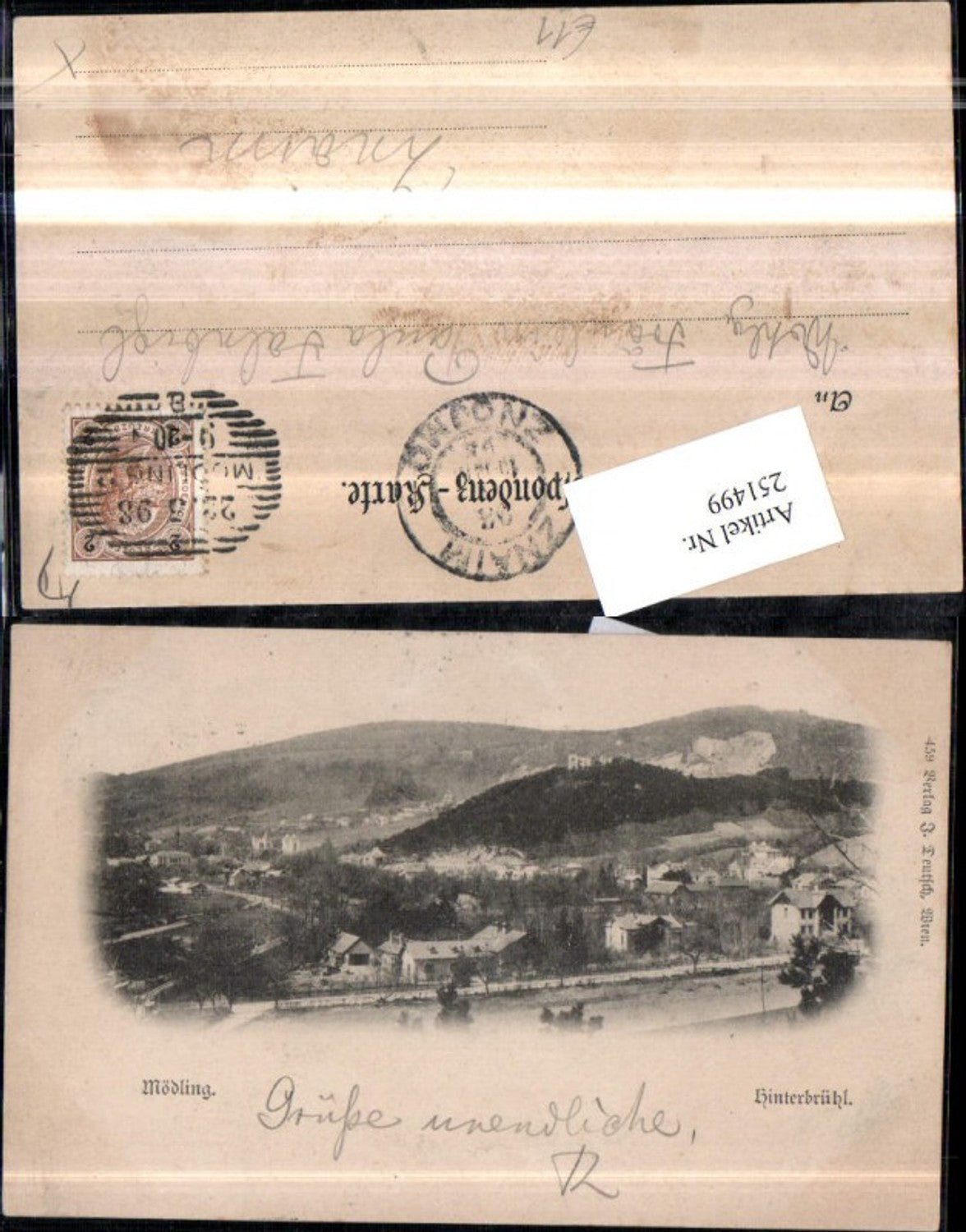 251499,Mödling Hinterbrühl Totale