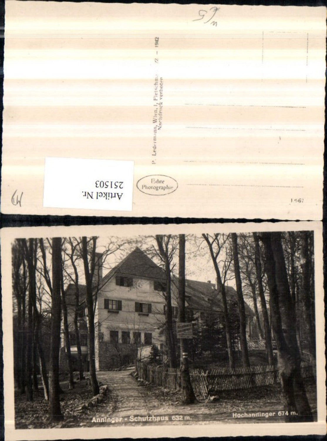 251503,Hochanninger Anninger Schutzhaus b. Mödling